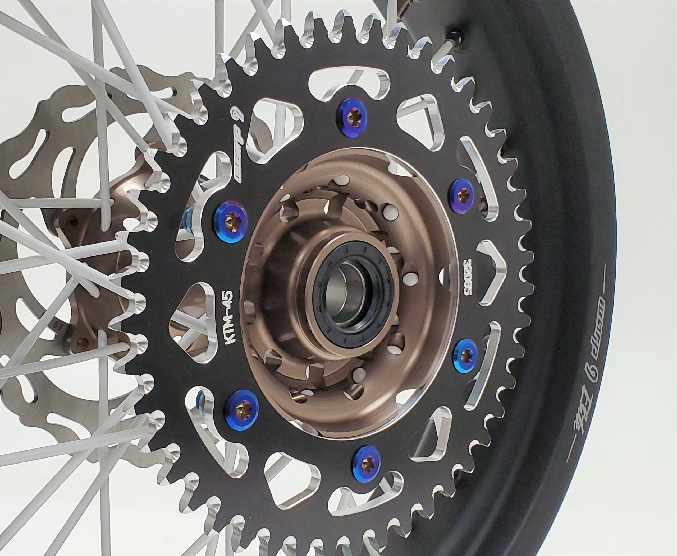 thumbnail image 2 of RRRacing Titanium Rear Sprocket Mount Bolts With Nuts For Aprilia RS250 - Silver 2 of 6