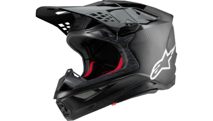 Alpinestars Supertech M10 Helmet - Fame - MIPS® - Black Carbon - Medium - Image 2